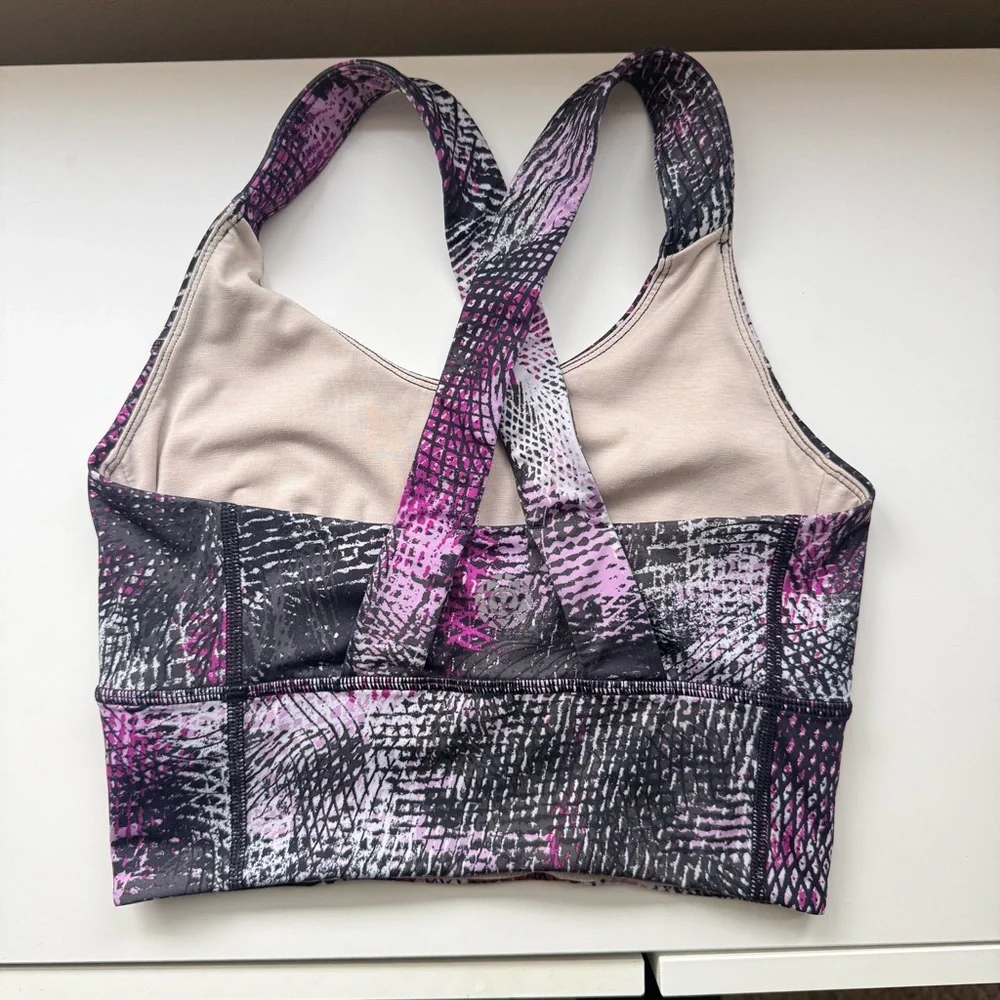 SPECIAL EDITION Lululemon Beat the Heat Bra SEAWHEEZE 2016 Size 6 - Picture 2 of 7